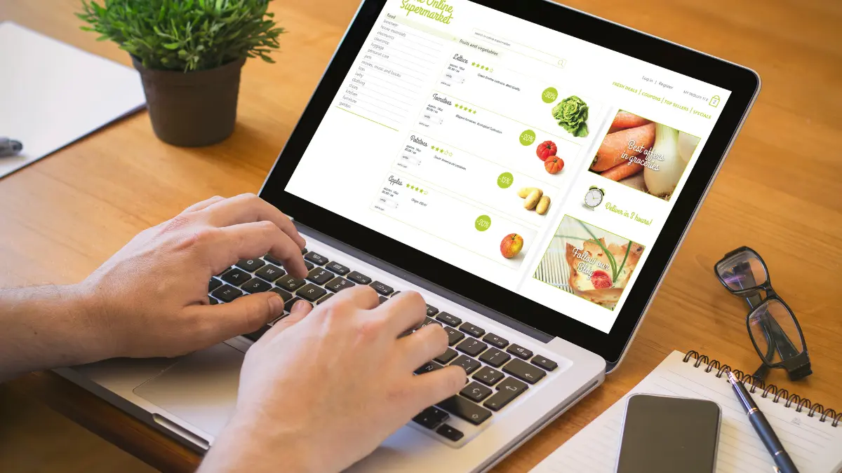 Como funciona o supermercado online