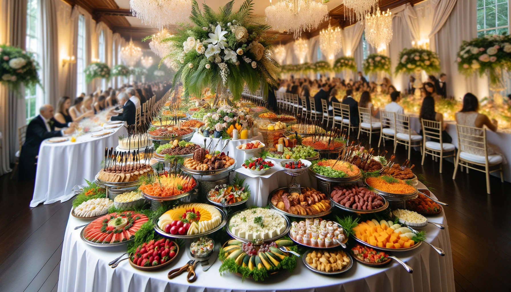 Como montar um buffet