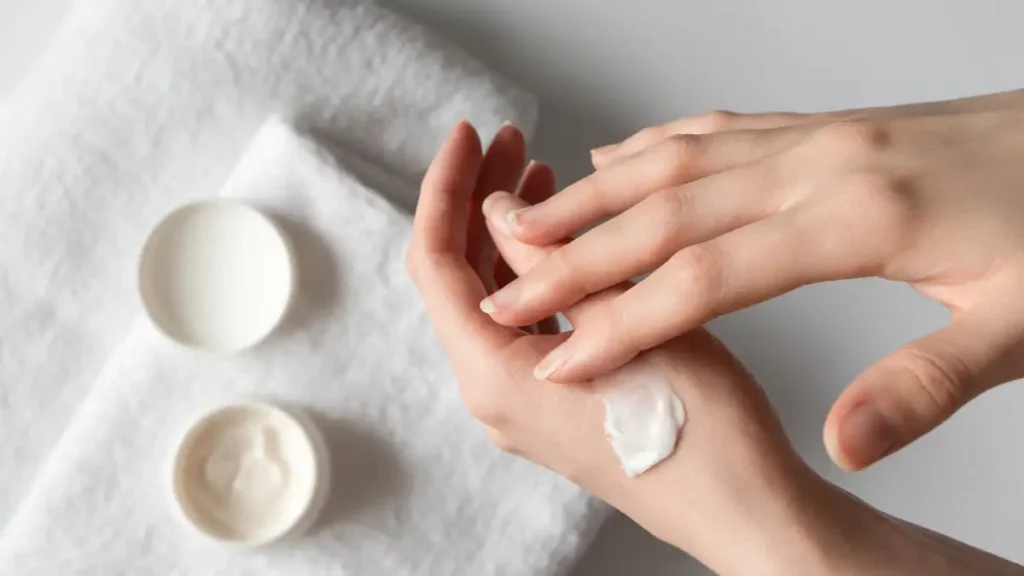 Creme hidratante para as mãos Creme hidratante para as mãos