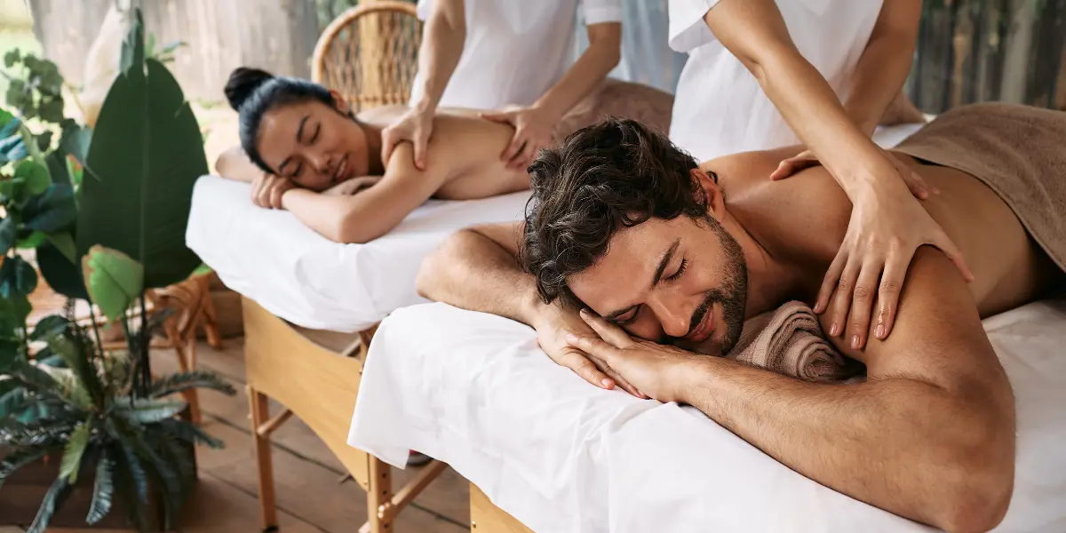Massagem relaxante no rio