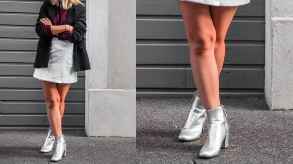 Vestido com bota cano longo Vestido com bota cano longo