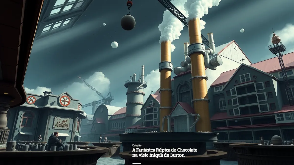 A Fantástica Fábrica de Chocolate na visão única de Burton